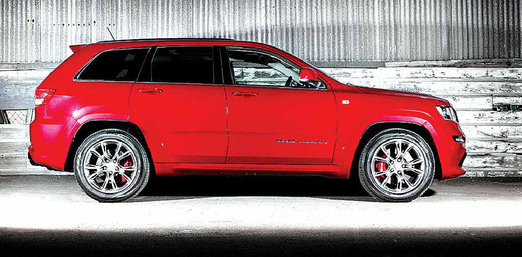 The Jeep Grand Cherokee SRT8. The Jeep Grand Cherokee SRT8.